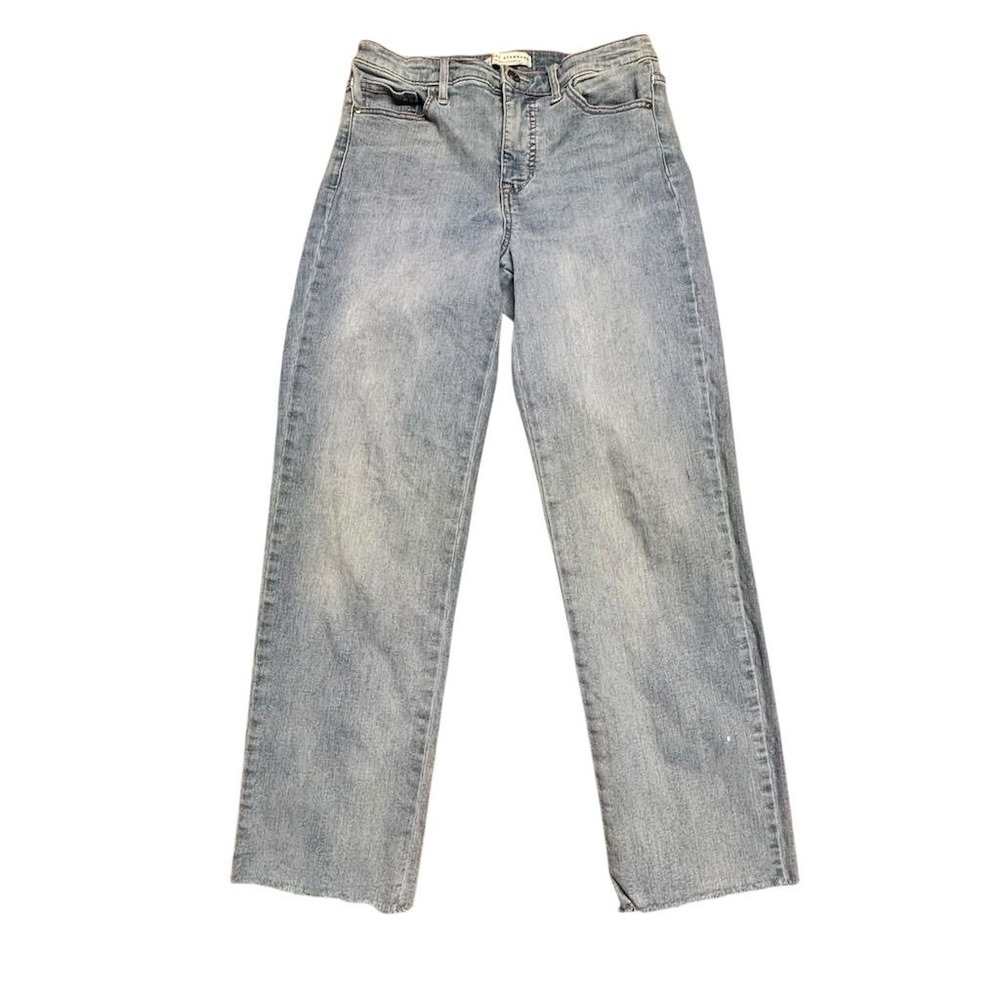 Social Standards by‎ Sanctuary Women's High Rise Crop Straight Jeans Blue Size 6